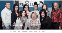 Desktop Screenshot of mensalonllc.com